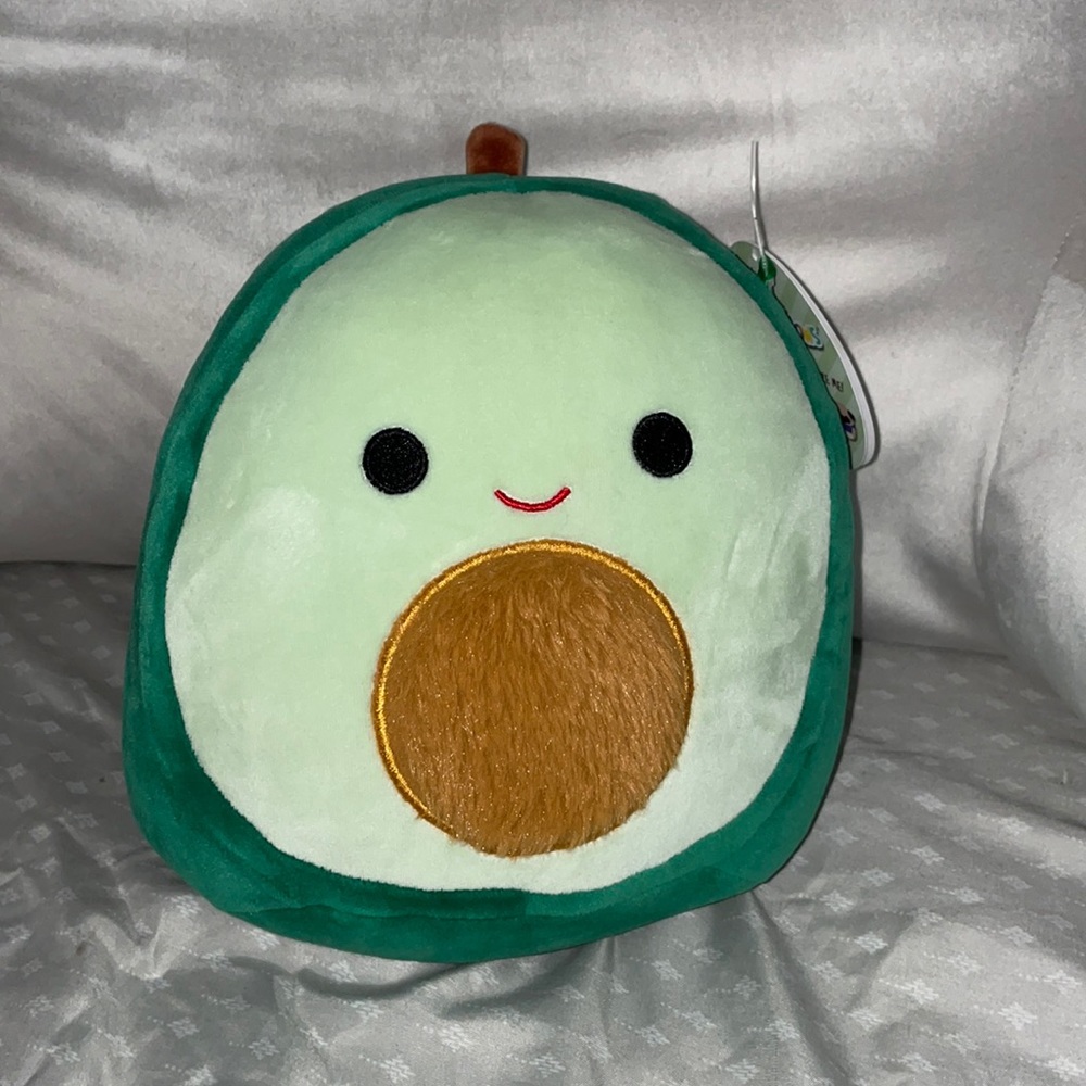 8" fuzzy belly austin the avocado squishmallow
